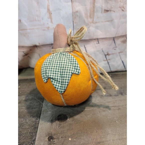 Mini Halloween Harvest fall decor pumpkin stuffed plush ornament - Picture 1 of 9